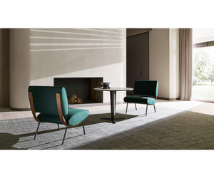 Round D.154.5 | Armchair  Designed by Gio Ponti for Molteni&C  Available at Rifugio Modern Italian Furniture of Colorado Wyoming Florida and USA. Molteni&C Available at Rifugio Modern. 