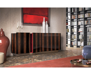  The Tosca sideboard features compact, strong and solid forms. Its presence does not go unnoticed. Its unique design features are mostly to be sought in the details, which hinge on interaction of volumes and material variations. Actual product may vary from images shown on website. Please contact info@rifugiomodern.com for finish and fabric samples.