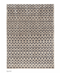 Kristiina Lassus Design  Oyo NL1 Colour: light beige – dark grey Quality Code: KL103 Description: Tibetan 100 knots, low pile. Natural linen + wool. Made in Nepal. Actual product may vary from images shown on website. Please contact info@rifugiomodern.com for finish samples.
