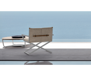Domino Lounge Director Chair Talenti  Outdoor Living at Rifugio Modern