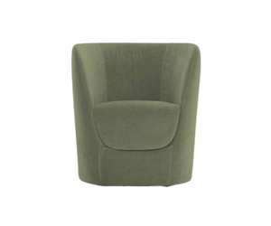 Available the version with removable fabric covers and the nonremovable leather upholstery version. The base can be fixed or comes in a swivel version with auto- return mechanism. Allow 4-6 weeks for delivery Actual product may vary from images shown on website. Please contact info@rifugiomodern.com for finish and fabric samples.