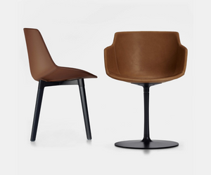 Flow Leather | Chair  Designed by Jean Marie Massaud for MDF Italia  Abailable available at Rifugio Modern Denver Based, Italian Focused, Multibrand Studio  Colorado,  Wyoming, Nebraska, Utah, and USA 