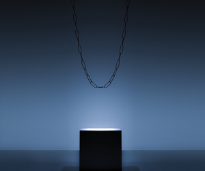 ChainDelier can be whatever the user wants it to be, inserting more chains and/or lighting devices, with the lights facing up or down. The number of lighting combinations makes this lamp truly unique.  Archiproducts Design Awards 2019 German Design Awards 2020   220-240 V - 50/60 Hz LED MAX 3 x 5 W Actual product may vary from images shown on website. Please contact info@rifugiomodern.com  for finish samples.