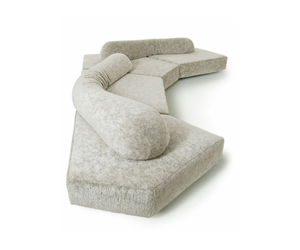 Designed by Francesco Binfaré for Edra On the Rocks sofa brings in a new dimension of comfort, where the sofa and the people who live it take centre stage: a soft sculpture that can be mixed and matched as you need, to share the pleasure of the greatest relax or to enjoy it all by yourself. Actual product may vary from images shown on website. Please contact info@rifugiomodern.com  for finish and fabric samples