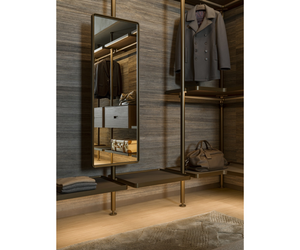 Hecktor Night Walk In closet Designed by Vincent Van Duysen for Moleti&C available custom at Rifugio Modern.  