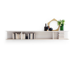 D.355.1 | Suspended Bookcase   Designed by Gio Ponti for Molteni&C Availabe at Rifugio Modern Italian Furniture of Colorado Wyoming Florida and USA. Molteni&C Availabe at Rifugio Modern. 