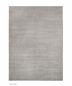 Oona GTP Colour: taupe grey – off-white Quality Code: KL101B Description: Tibetan 100 knots, low pile. Wool + bamboo silk. Made in Nepal.