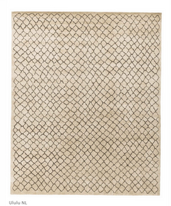 Kristiina Lassus Design  A classic in the Kristiina Lassus collection, Ululu was originally created as an elegant reimagining of the beloved Berber rug. This high-quality 100-knot low-pile rug is practical as well as pleasing to the eye thanks to the organic movement of its design. Actual product may vary from images shown on website. Please contact info@rifugiomodern.com for finish samples.