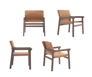 Designed by Philippe Tabet for Pianca Italian craftsmanship fuses with Japanese style in an armchair deeply infu Actual product may vary from images shown on website. Please contact info@rifugiomodern.com for finish and fabric samples.
