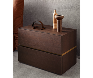 With its elegant, linear design People is a range of chests-of-drawers and bedside units offering multiple options in terms of arrangements, dimensions and styles. Straight or off-set, floor-standing or wall-hung, they furnish the bedroom with their modern, refined appeal.  Actual product may vary from images shown on website. Please contact info@rifugiomodern.com for finish and fabric samples.