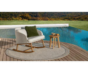Cleosoft//Wood Rocking Chair  Talenti  Outdoor Living at Rifugio Modern