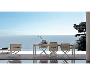 Domino Lounge Director Chair Talenti  Outdoor Living at Rifugio Modern