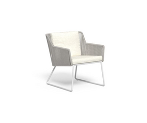Coral Rope Lounge Armchair Talenti  Outdoor Living at Rifugio Modern