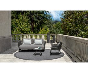 Coral Rope Lounge Armchair Talenti  Outdoor Living at Rifugio Modern