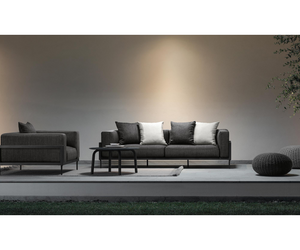 Cleosoft//Alu Three-Seater Sofa Talenti Outdoor Living at Rifugio Modern