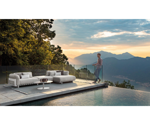 Argo//Alu Modular Sofa Talenti Outdoor Living at Rifugio Modern