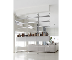 Minima 3.0  Room Divider/Bookcase designed by Bruno Fattorini for MDF Italian available at Rifugio Modern. 