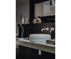Lariana Countertop Oval Washbasin Agape Patricia Urquiola design available at Rifugio Modern – Denver, Colorado, Rocky Mountains, USA 