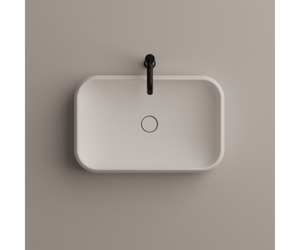 Lariana Countertop Oval Washbasin Agape Patricia Urquiola design available at Rifugio Modern – Denver, Colorado, Rocky Mountains, USA 