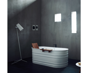 Vieques XS | Agape | Free-Standing Oval Bathtub designed by Patricia Urquiola available at Rifugio Modern – Denver, Colorado, Rocky Mountains, USA 