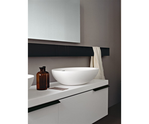 Spoon XL Countertop Oval Washbasin Agape Benedini Associati design available at Rifugio Modern – Denver, Colorado, Rocky Mountains, USA 
