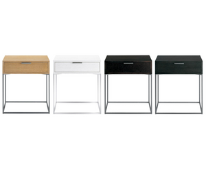 Oscar Nightstand with Drawer Emaf Progetti Design for Zanotta available at Rifugio Modern  
