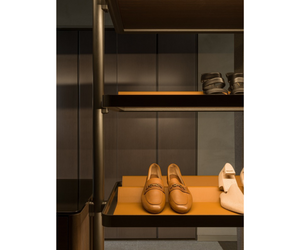 Hecktor Night Walk In closet Designed by Vincent Van Duysen for Moleti&C available custom at Rifugio Modern.  