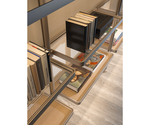 Hecktor | Custom Bookshelves and Multimedia  Designed by Vincent Van Duysen for Molteni&C  Available at Rifugio Modern Italian Furniture of Colorado Wyoming Florida and USA. Molteni&C Available at Rifugio Modern. 