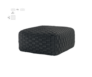 Hyde Pouf is available at Rifugio Modern. The interaction between the two collections is enhanced in a comfortable pouf, in two sizes, with a woven texture, to complete the accessories proposal of the Timeout Collection.